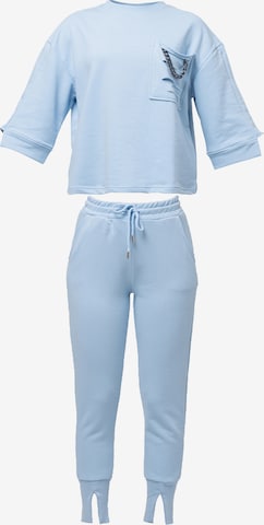 Tom Barron Sports Suit in Blue: front