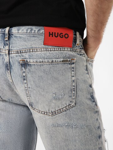 HUGO Regular Jeans in Blau