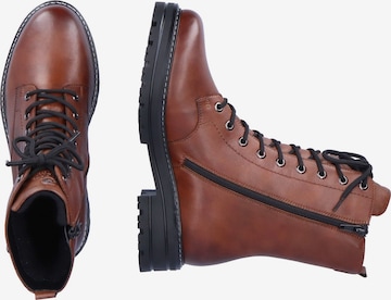 REMONTE Lace-Up Ankle Boots in Brown