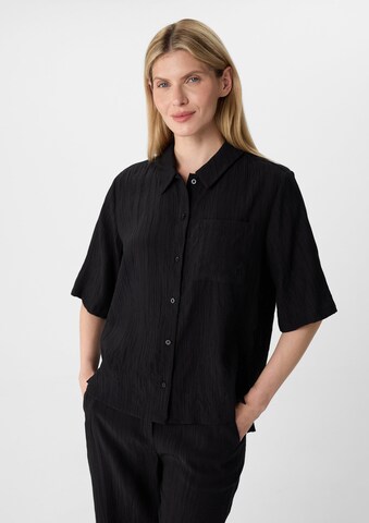 COMMA Blouse in Zwart: voorkant