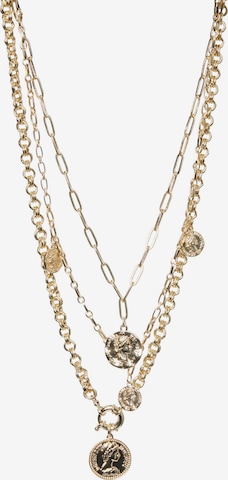 PIECES Necklace 'BJIO' in Gold: front