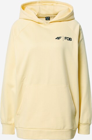 4F Sportsweatshirt in Gelb: predná strana