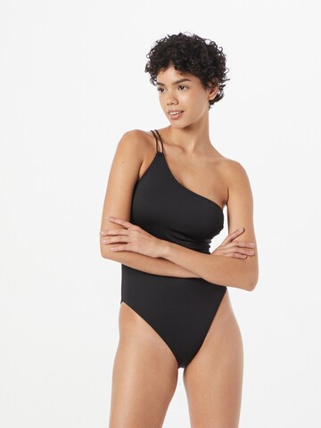 Calvin Klein Swimwear Strój kąpielowy w kolorze czarny: przód