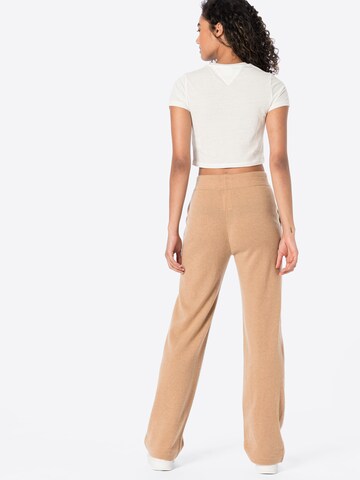 REPEAT Cashmere Wide leg Pants in Beige