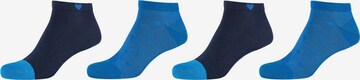 camano Socken in Blau: predná strana