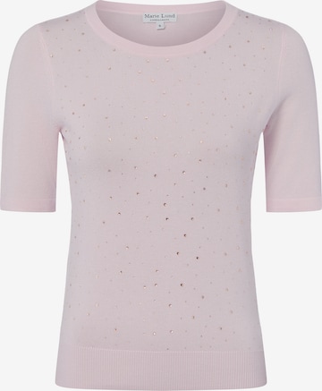 Pull-over Marie Lund en rose : devant