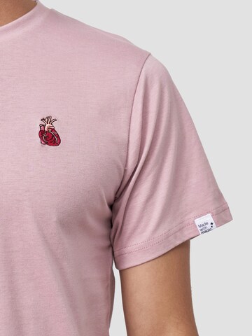 Mikon Shirt 'Herz' in Roze