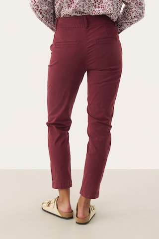 Part Two Slim fit Trousers 'Soffys' in Red