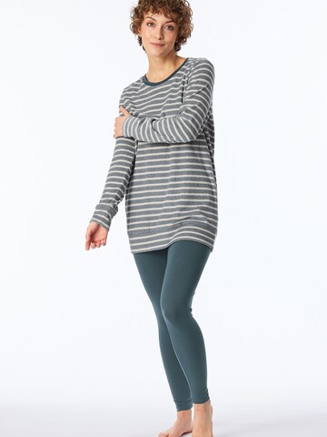 SCHIESSER - Pijama ' Casual Essentials ' en azul: frente