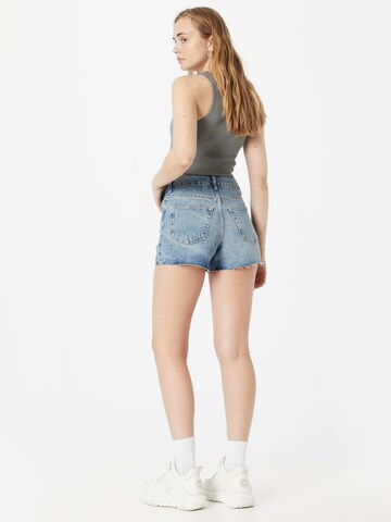 TOPSHOP Regular Shorts in Blau