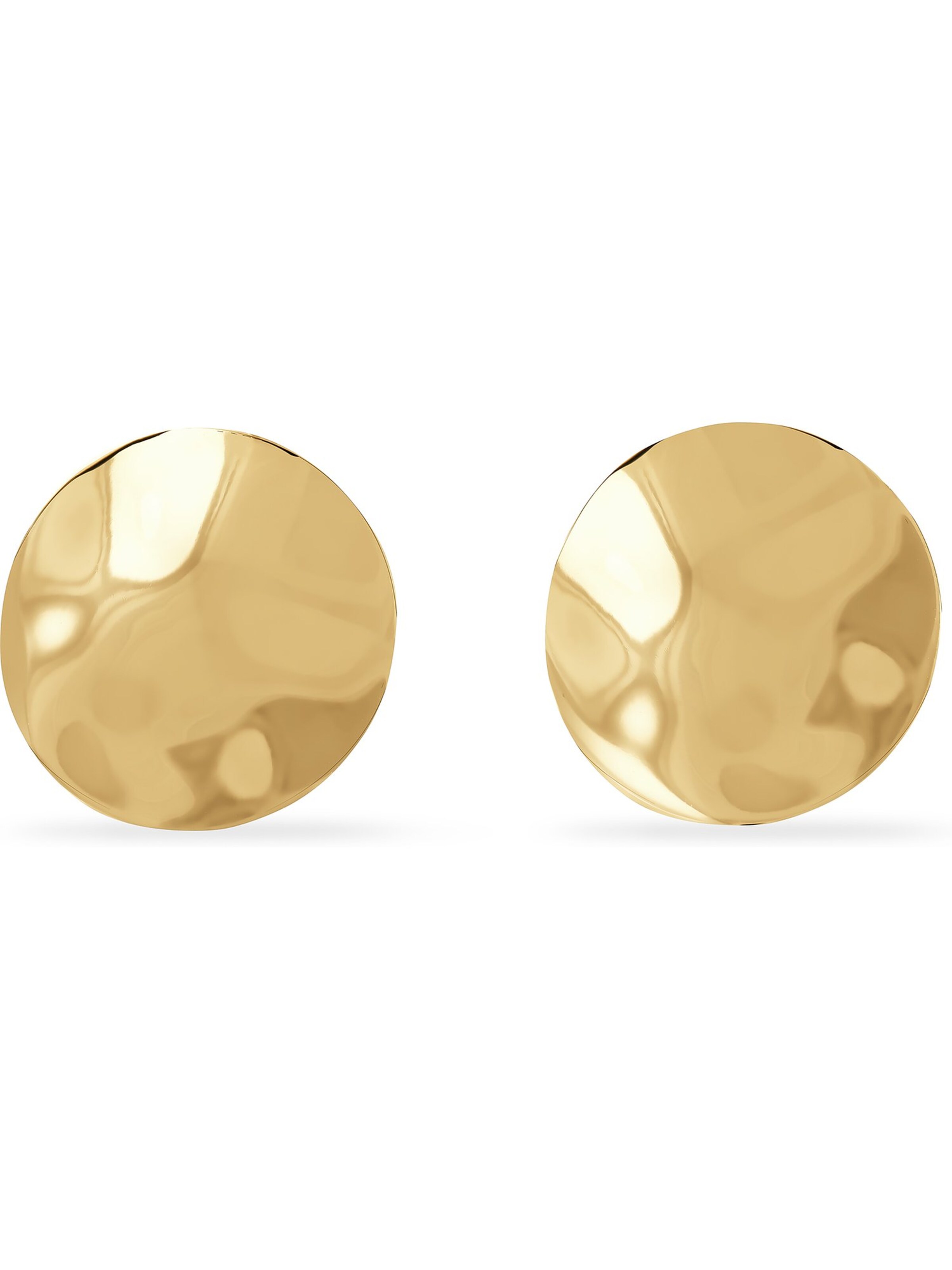 CHRIST Earrings in Gold: front