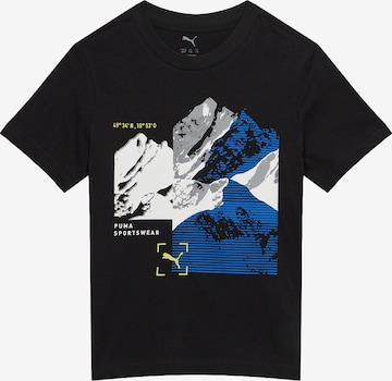 juoda PUMA Marškinėliai 'Mountain': priekis