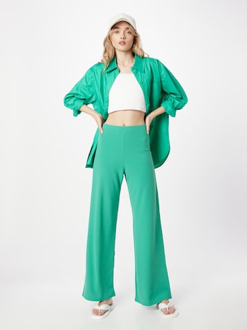 SISTERS POINT Wide leg Pants 'GLUT' in Green