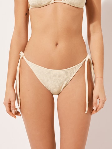 CALZEDONIA Bikinihose in Beige: Vorderseite