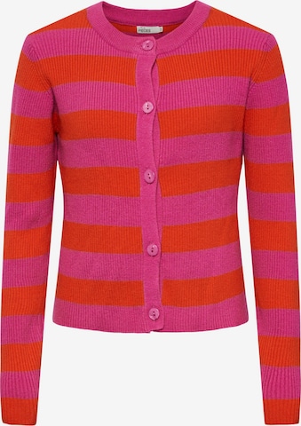 Pieces Kids Knit Cardigan 'Nuba' in Pink: front