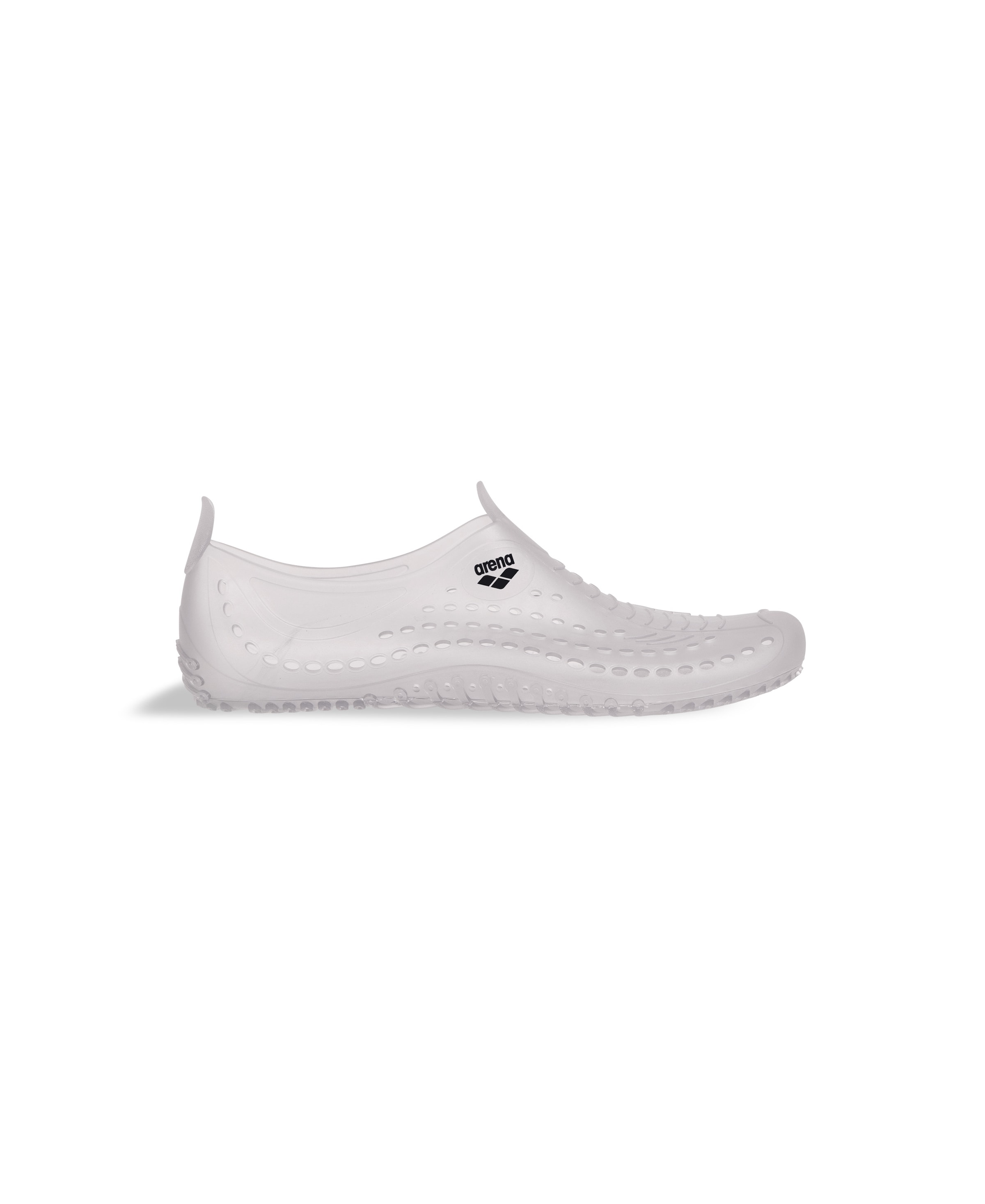 ARENA Beach & Pool Shoes in White: front