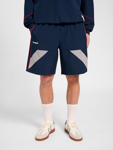 Hummel Regular Sportbroek in Blauw: voorkant