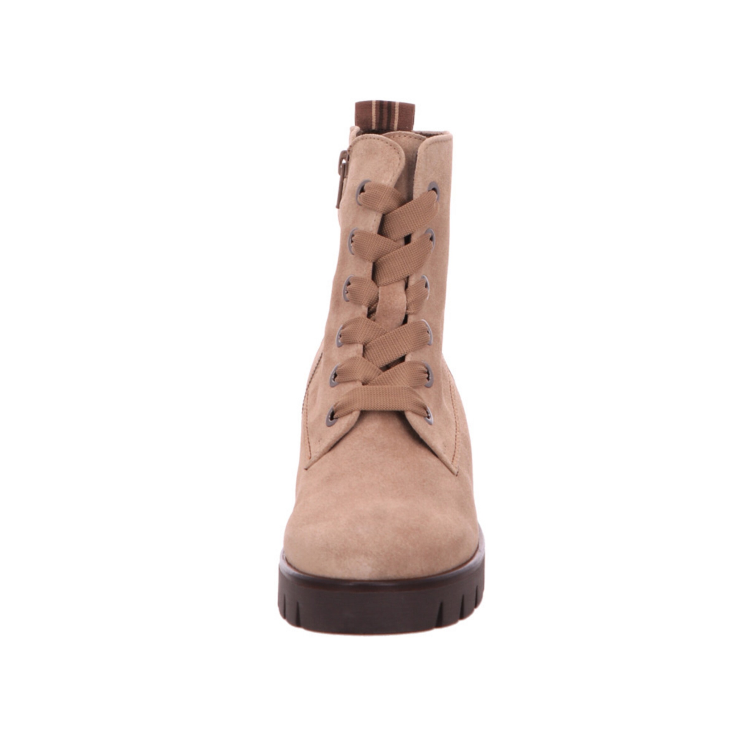GABOR Lace-up boot in Beige