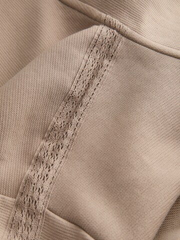 JACK & JONES Zip-Up Hoodie in Beige