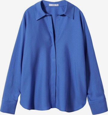 MANGO Blouse 'Lima' in Blauw: voorkant