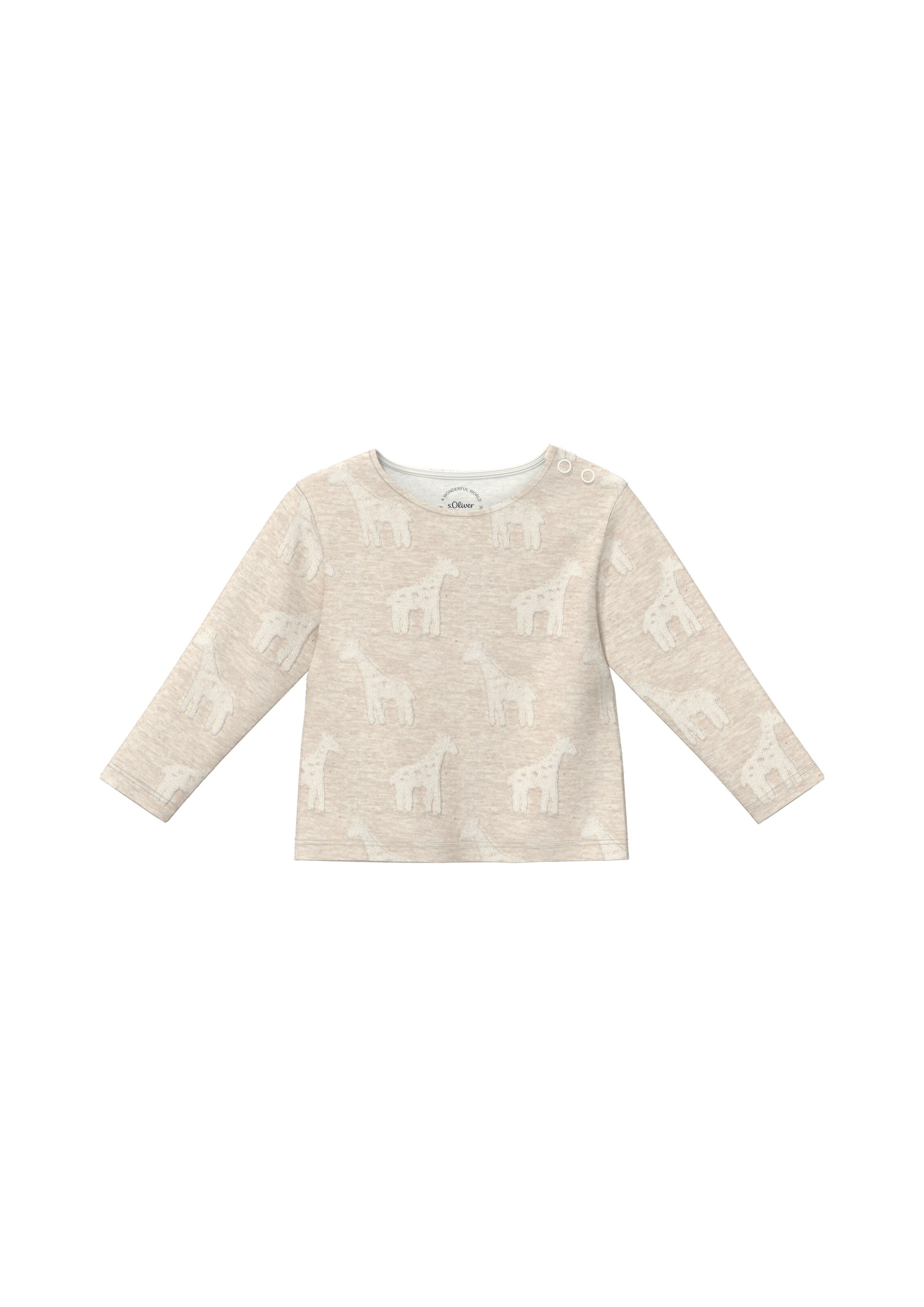 s.Oliver Shirt in Beige: front