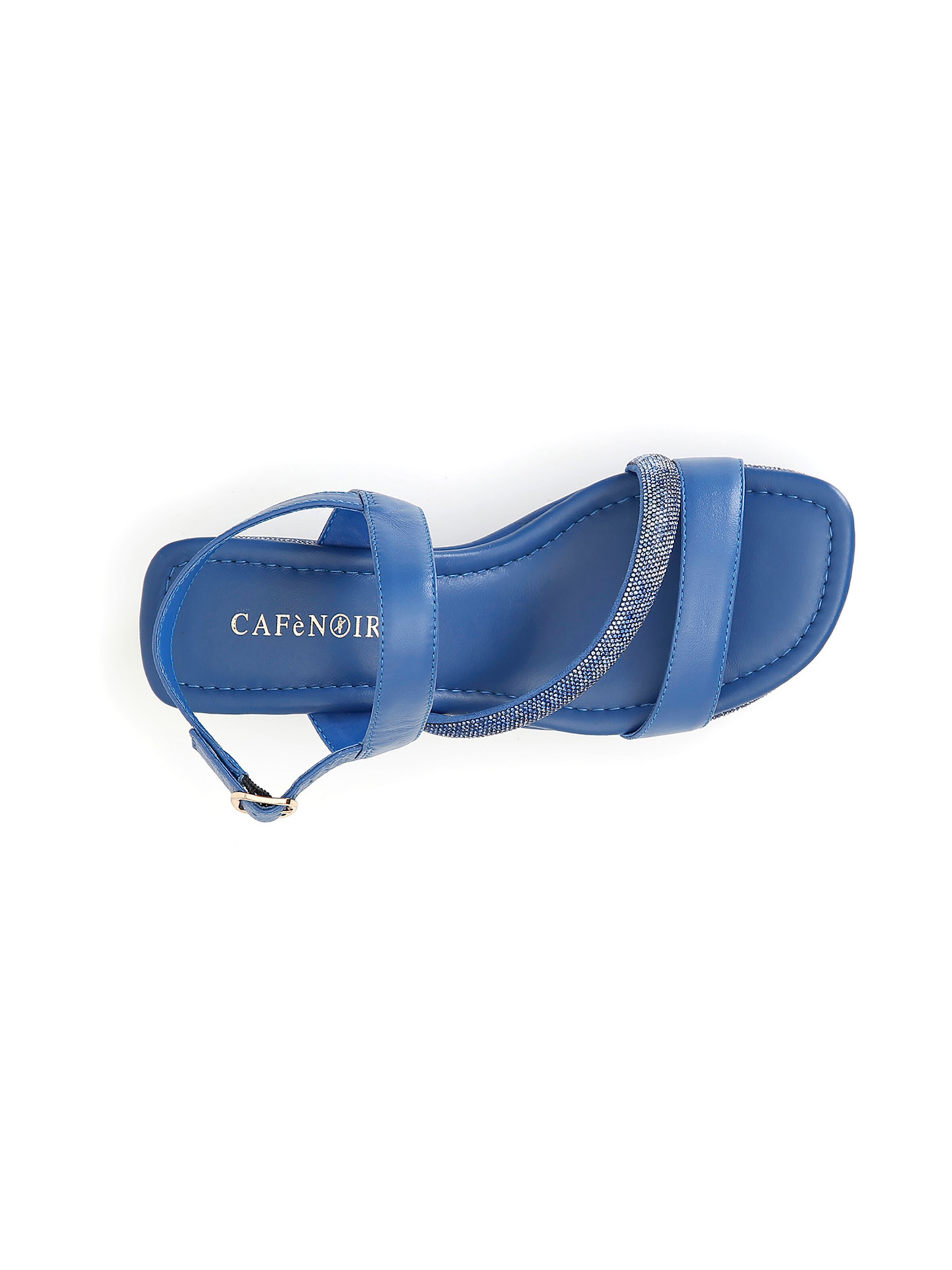 CAFè NOIR Sandalen met riem in Blauw