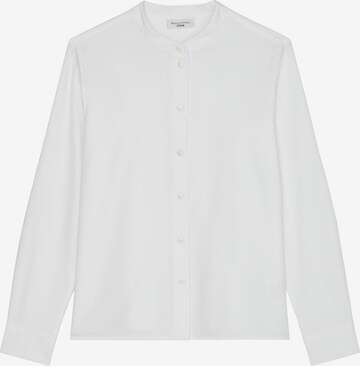 Marc O'Polo DENIM Blouse in Wit: voorkant