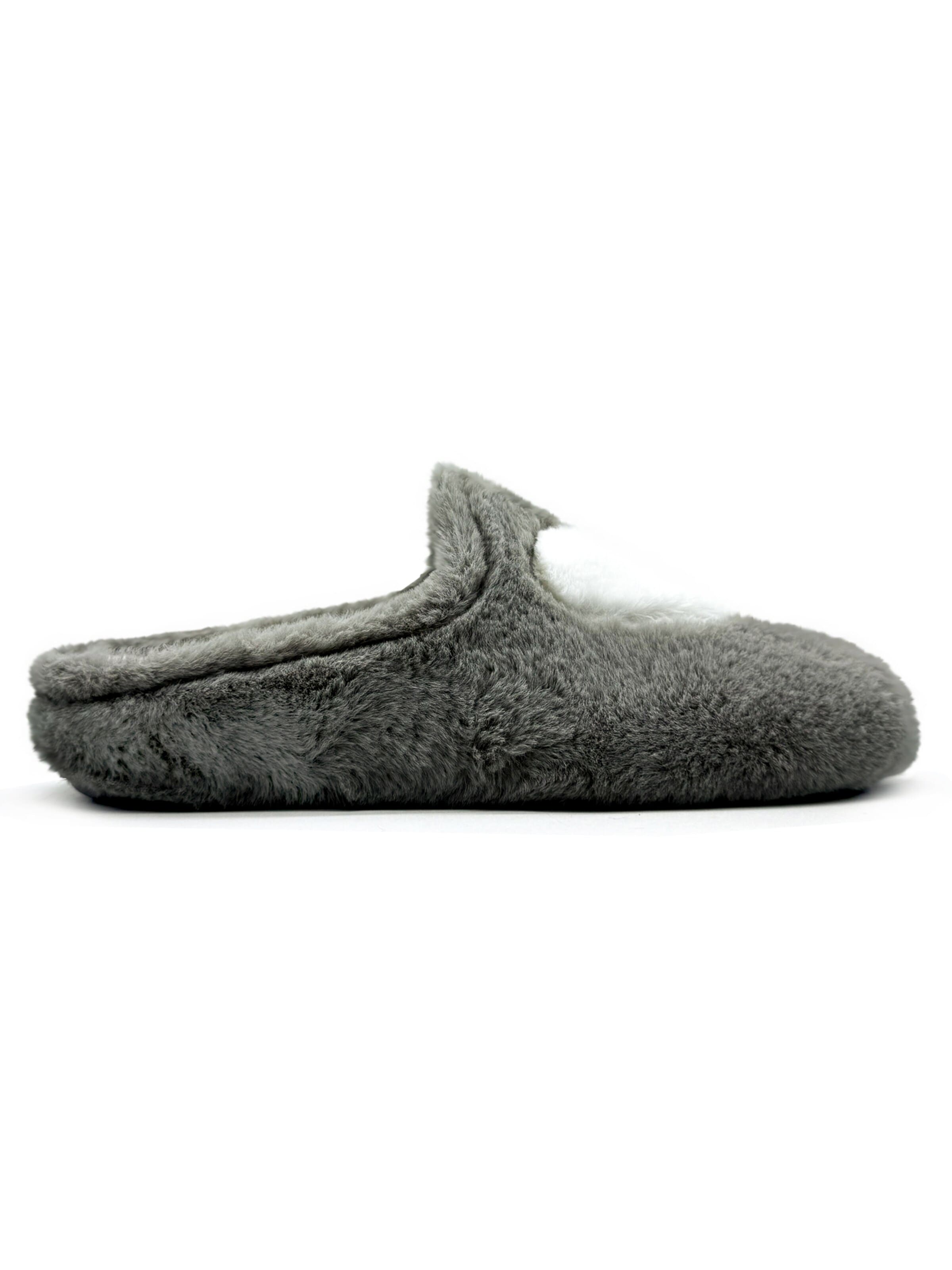 thies Mules 'thies 1856 ® Rec Heart Slipper Love' in Grey: front