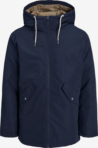 Parka mi-saison 'LOOP' JACK & JONES en bleu : devant