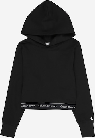 Calvin Klein Jeans Sweatshirt in Black: front