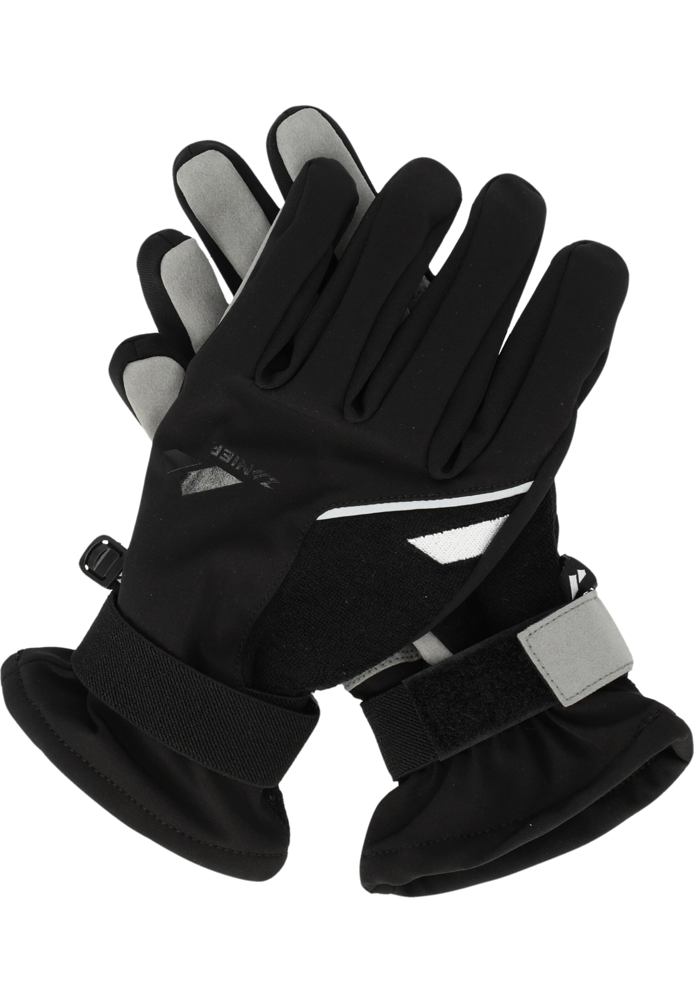 Zanier Full Finger Gloves 'Loipe' in Black