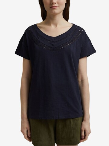 ESPRIT Shirt in Blauw: voorkant