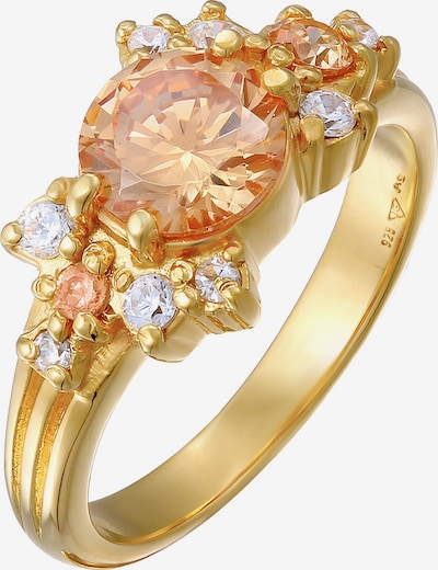 Žiedas iš ELLI PREMIUM, spalva – Auksas / oranžinė / balta, Prekių apžvalga