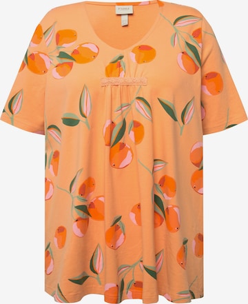 T-shirt Ulla Popken en orange : devant