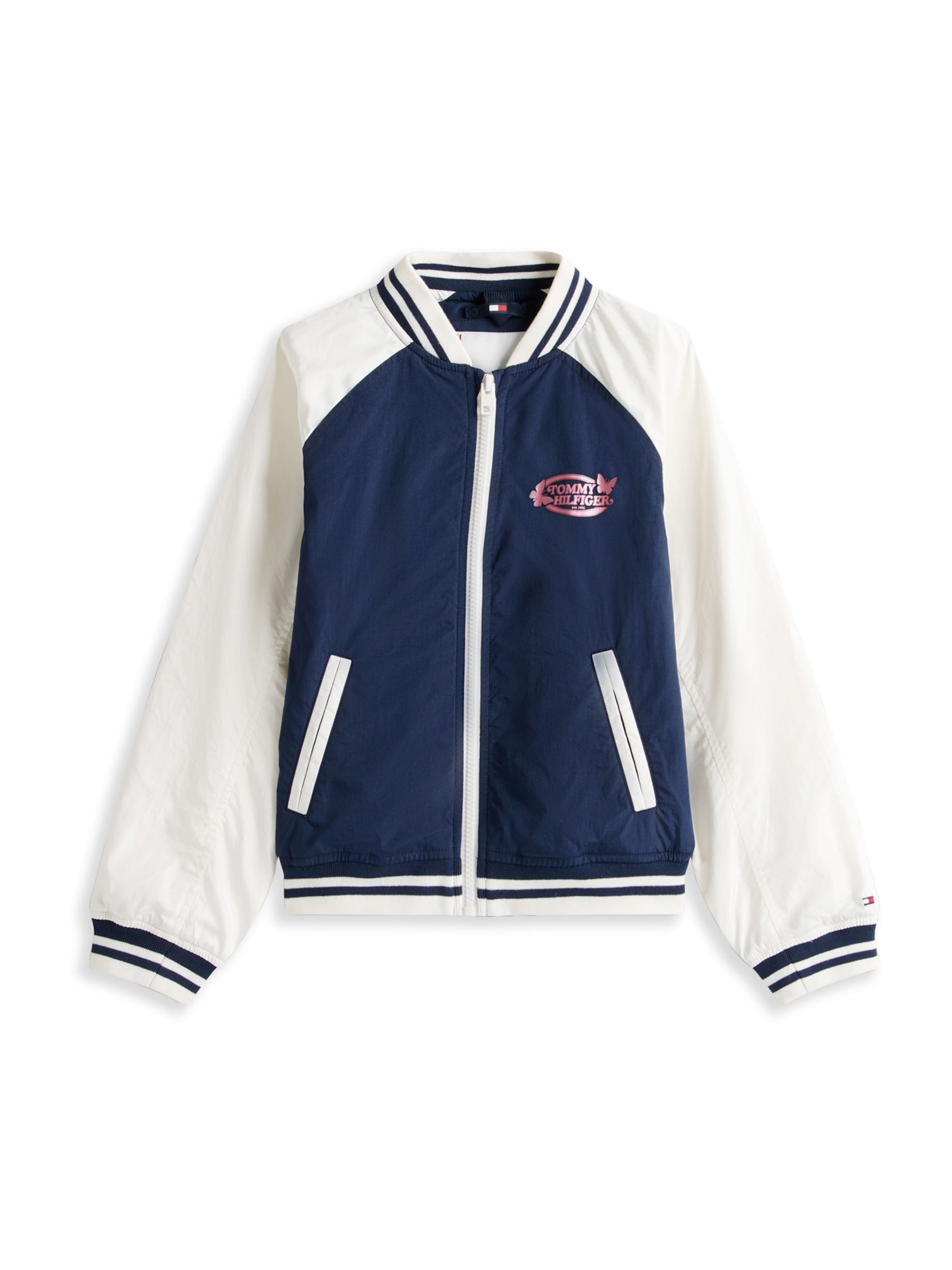 TOMMY HILFIGER Övergångsjacka i blå: framsida