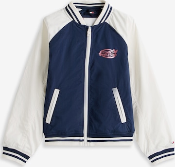 mėlyna TOMMY HILFIGER Demisezoninė striukė: priekis