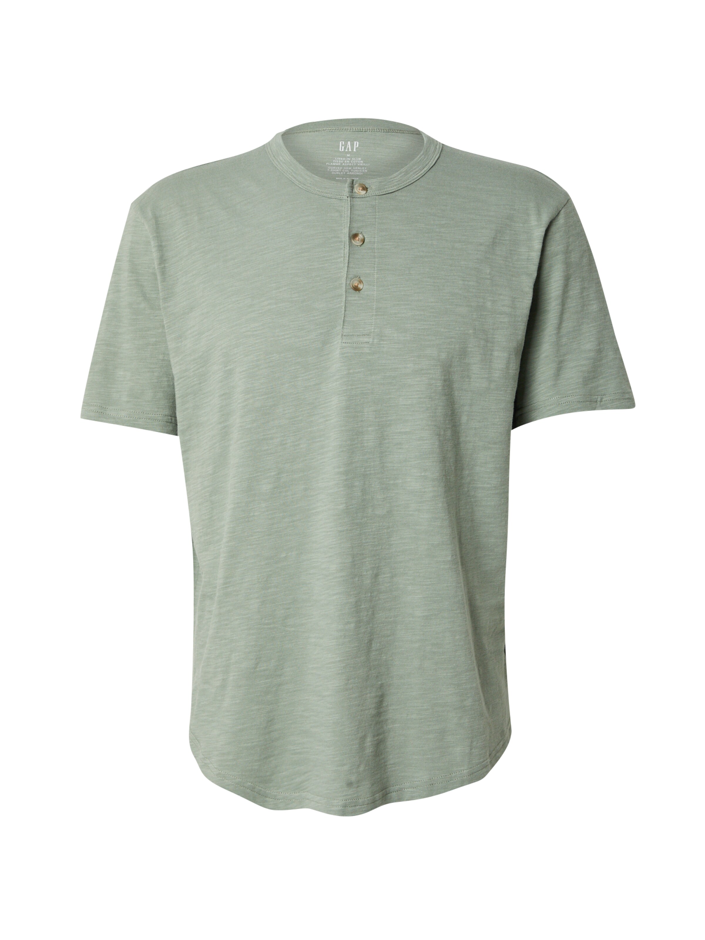 GAP Tričko - Zelená: predná strana