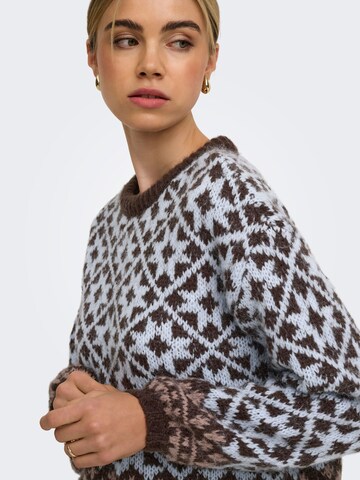ONLY - Jersey 'CARO' en marrón