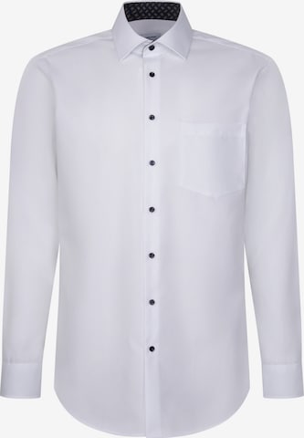 SEIDENSTICKER Regular fit Business shirt 'Schwarze Rose' in White: front
