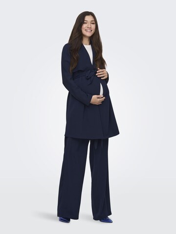 Only Maternity Wide leg Broek in Blauw