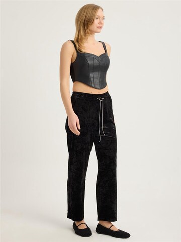 Regular Pantalon HOME STORE en noir