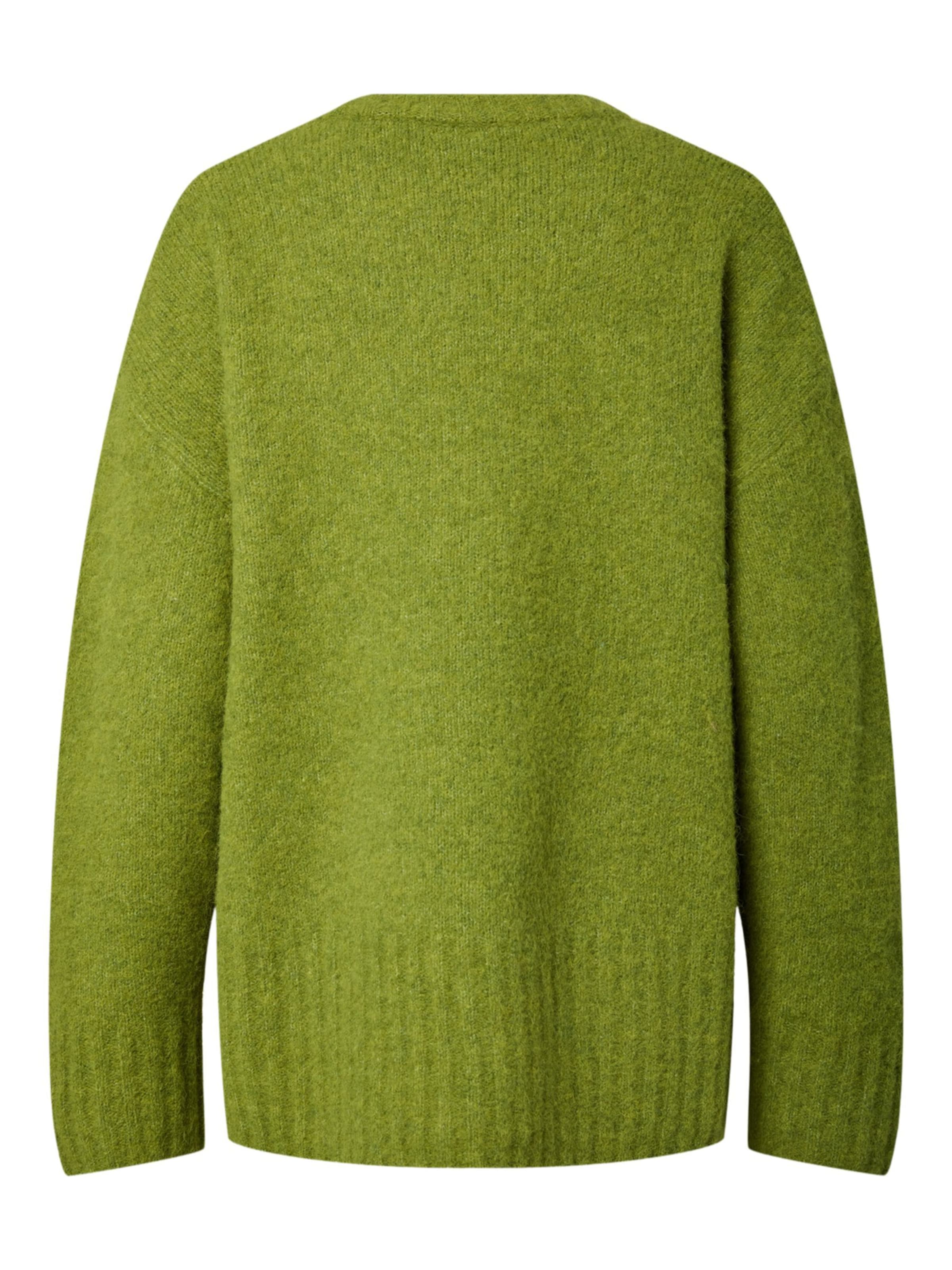PIECES Sweater 'PCTina' in Green