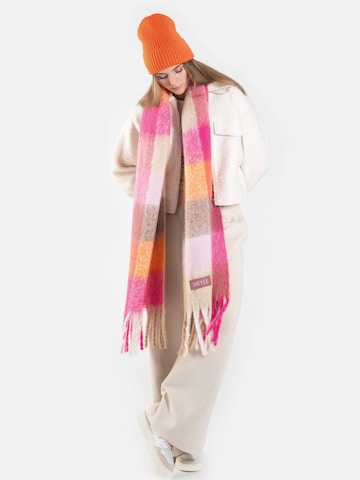 SAMAYA Strickmütze 'Ella' in Orange: Vorderseite