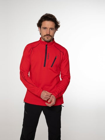 PROTEST Athletic Sweatshirt 'HUMANS' in Red