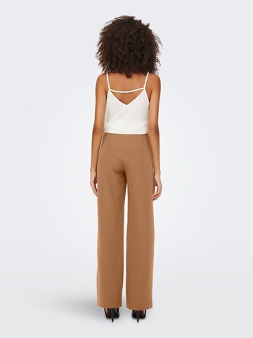 ONLY Regular Pants 'Lana-Berry' in Brown