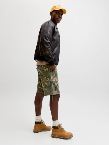 JACK & JONES regular Cargobukser i grøn