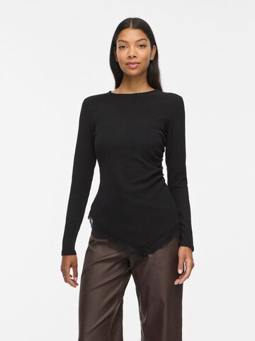 VILA Shirt 'VIBalboa' in Zwart: voorkant