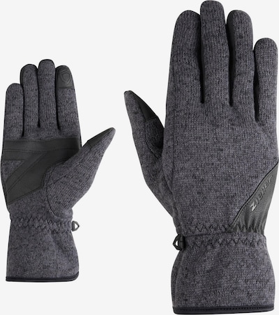 ZIENER Fingerhandschuhe 'Iwo' in grau, Produktansicht