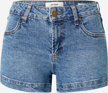 Cotton On Farmer 'MID RISE CLASSIC STRETCH DENIM SHORT' - kék: elől