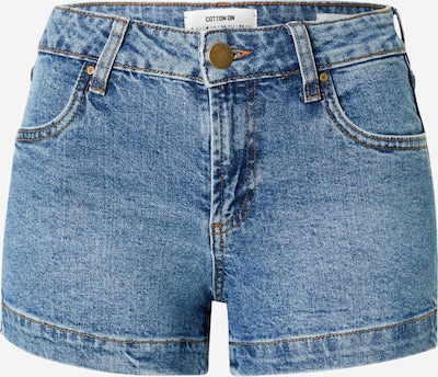Cotton On Damen - Hosen 'MID RISE CLASSIC STRETCH DENIM SHORT' in blue denim, Produktansicht